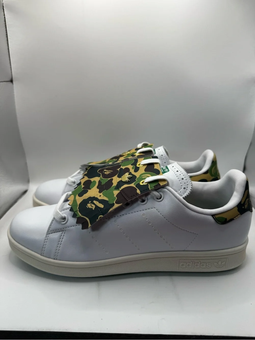 BAPE x adidas Stan Smith Golf Cloud White Green IG5916 Brand New Deadstock Size